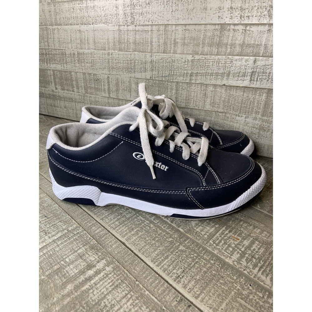 Dexter Men's Bowling Shoes Blue White Lace-Up Sneakers US 8.5 Shoes Bowl